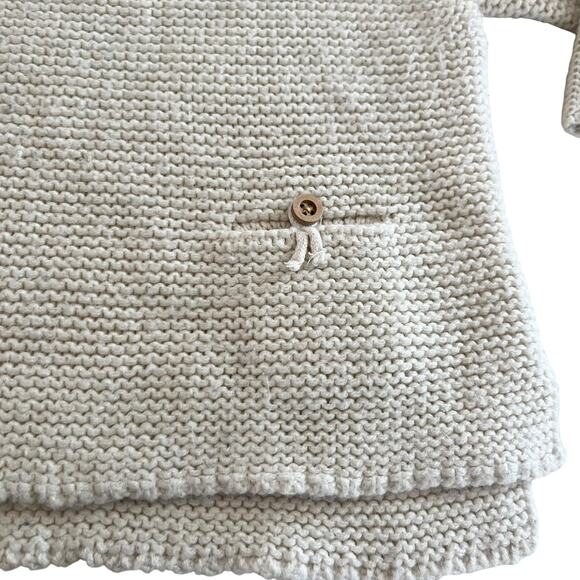 Zara Girls Cream Pearl Knit Sweater size 18-24 months - Picture 4 of 5